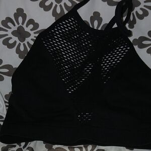 Victoria's Secret Black Mesh Sports Bra